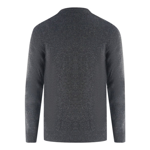 Lyle Scott Lambswool Knitted Dark Grey Sweater